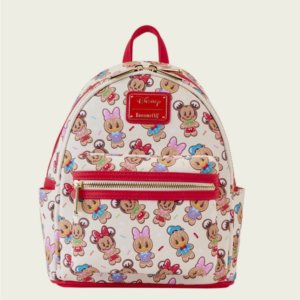 Loungefly Minnie and Mickey Mouse Backpack/Ears SET - Picture 2 of 12